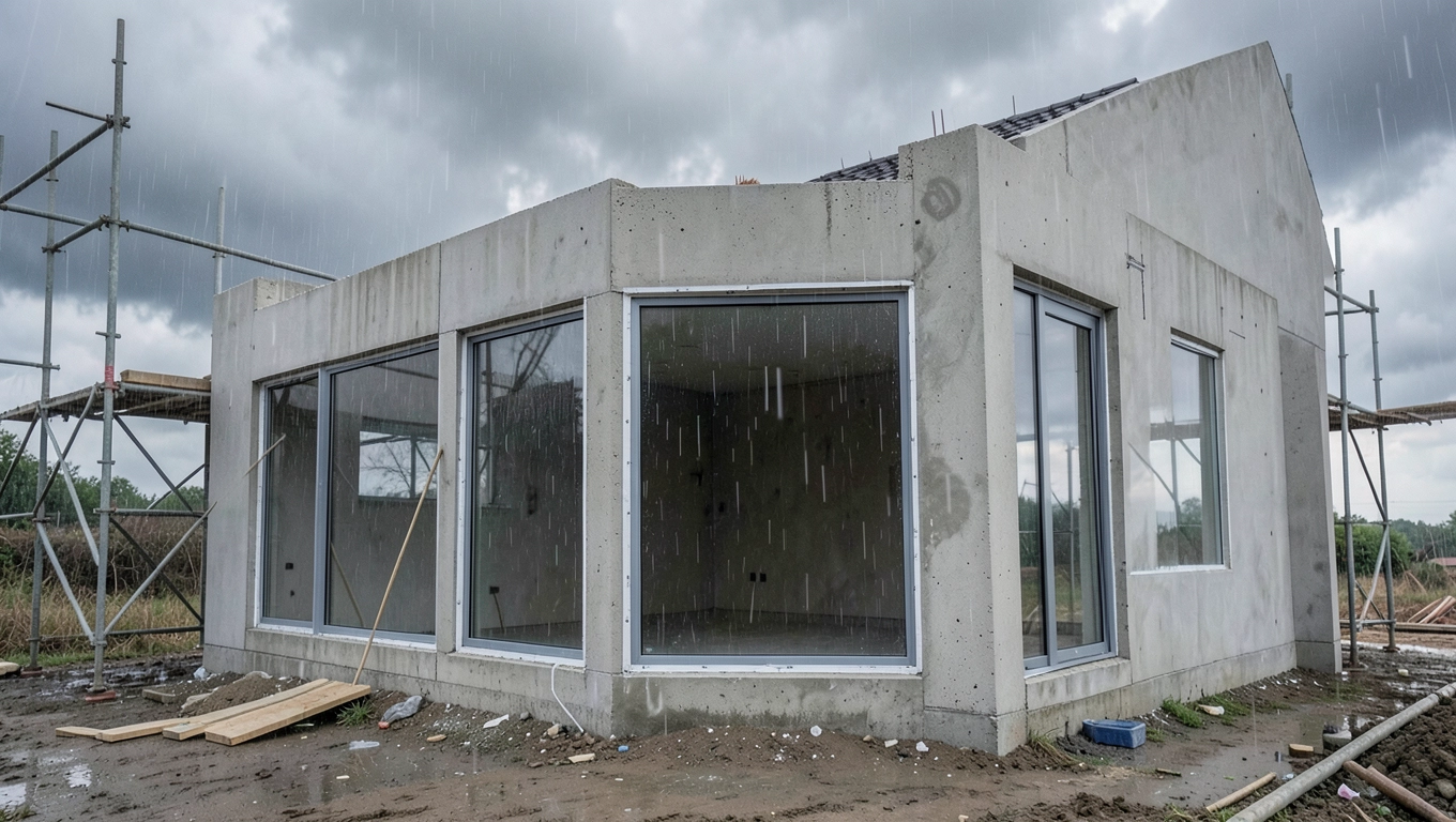 budowa domu kiedy okna