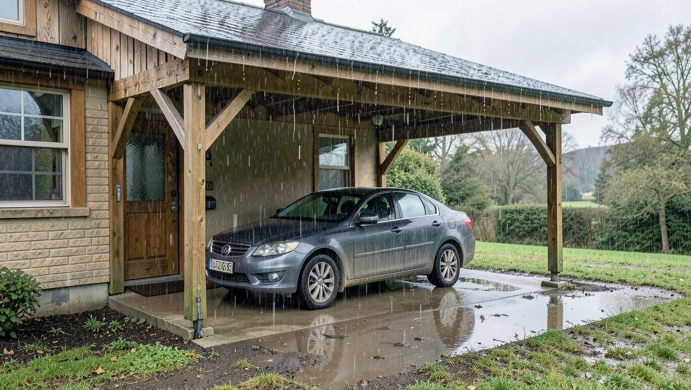 budowa wiaty garażowej a prawo budowlane