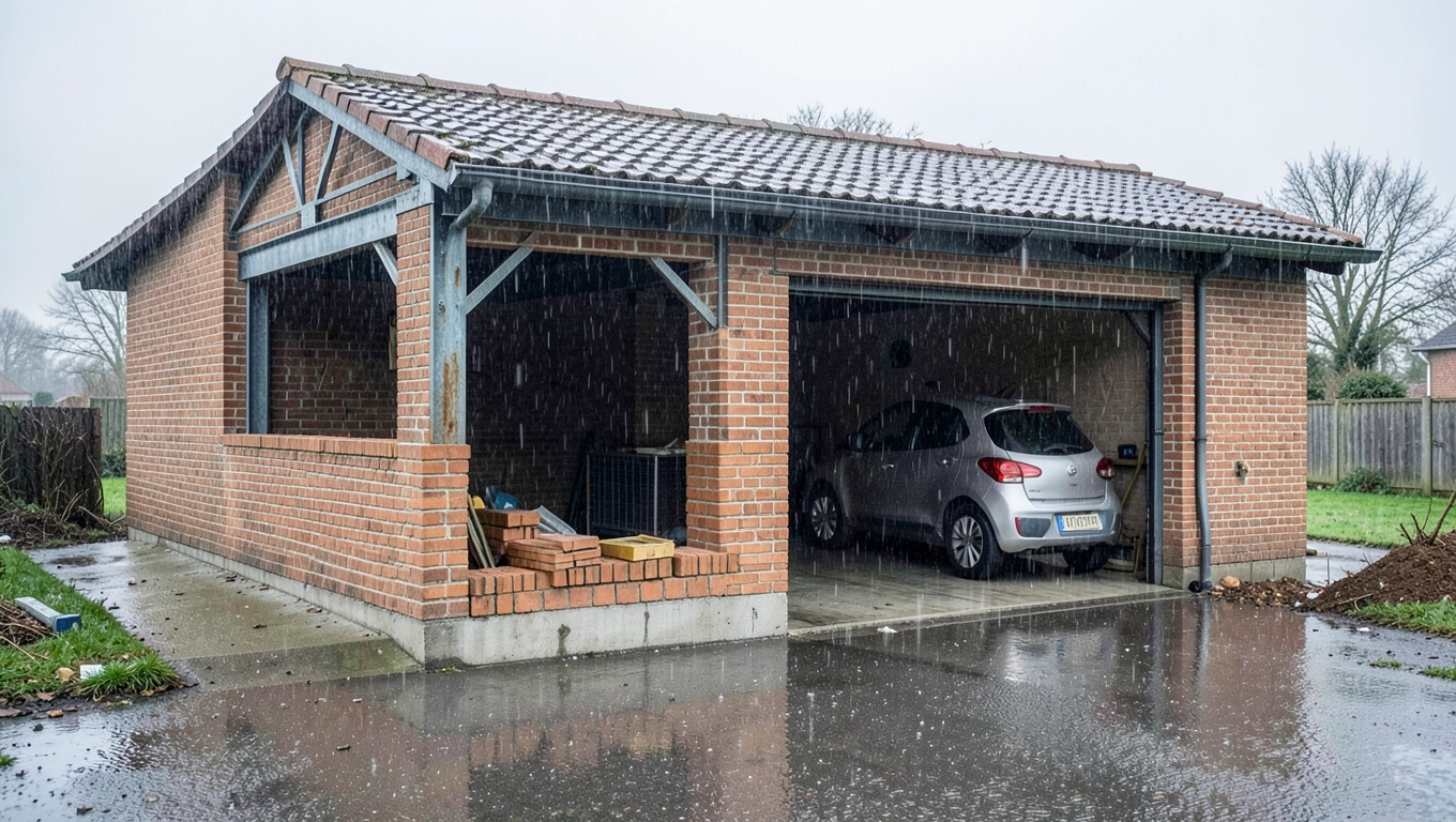 koszt budowy garażu murowanego