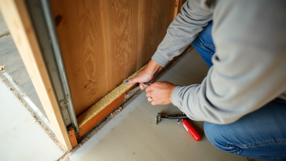 Ocieplenie otworu bramy garażowej