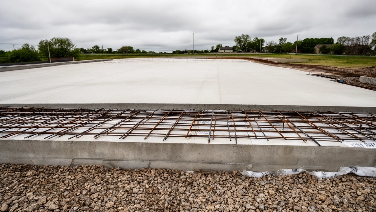 Płyta fundamentowa pod garaż