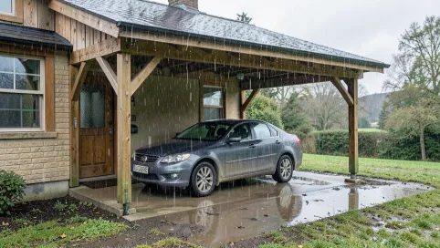 budowa wiaty garażowej a prawo budowlane