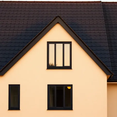 Dach i okna antracyt jaka elewacja