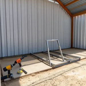 Jak zamontować garaż blaszany