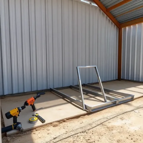 Jak zamontować garaż blaszany