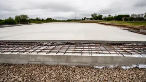 Płyta fundamentowa pod garaż