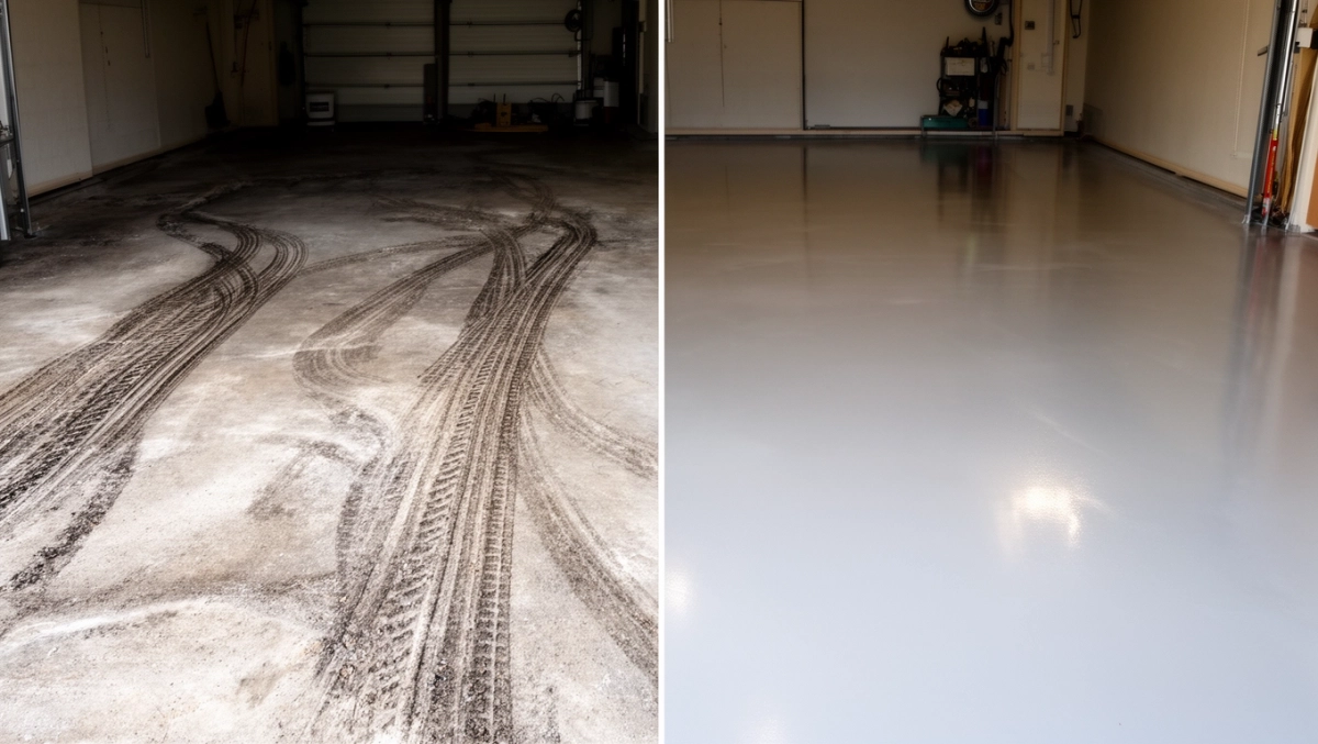 Wylewka samopoziomująca do garażu